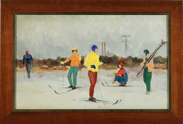 Ройтер Михаил Григорьевич. Лыжники  